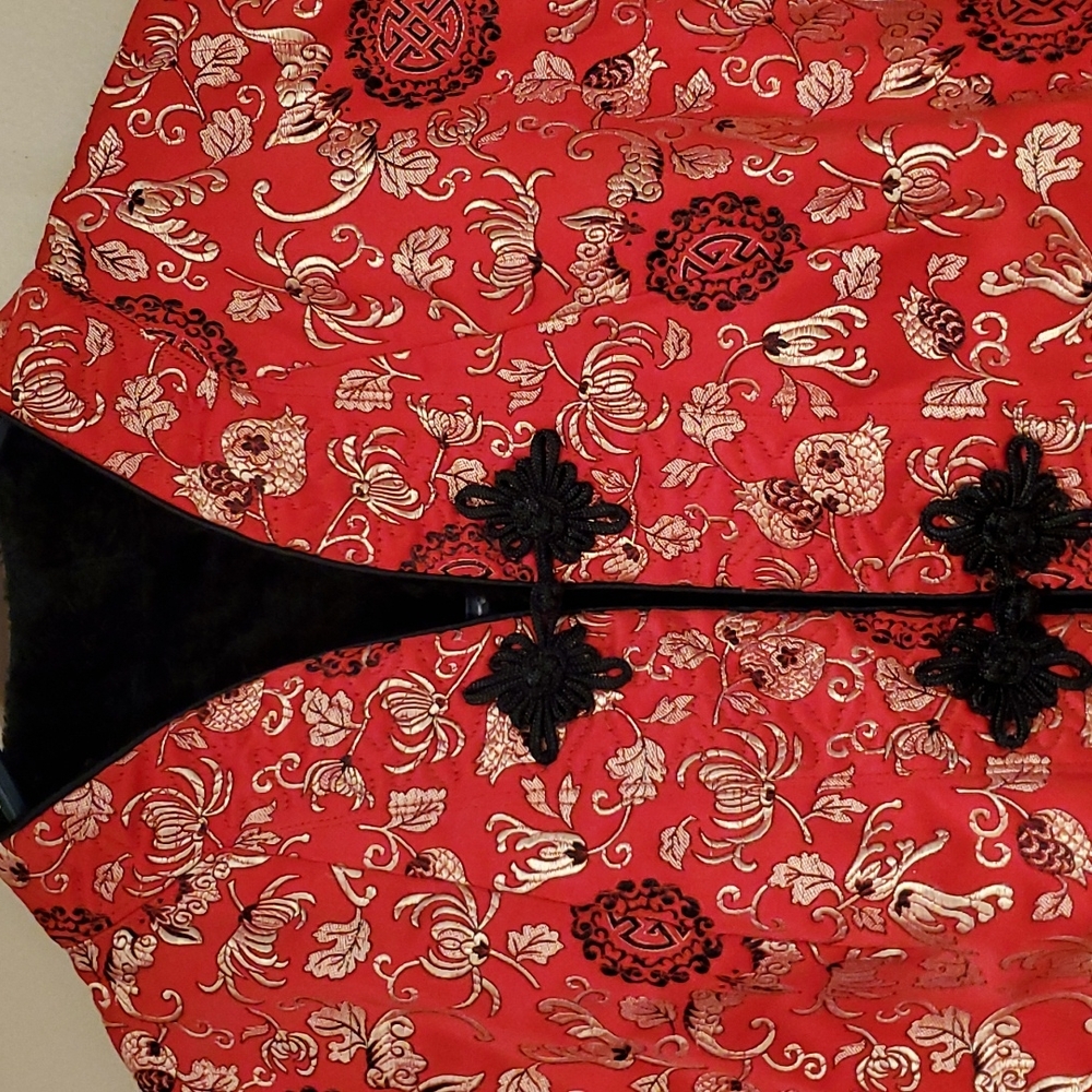 Oriental Satin Reversible Jacket - image 6